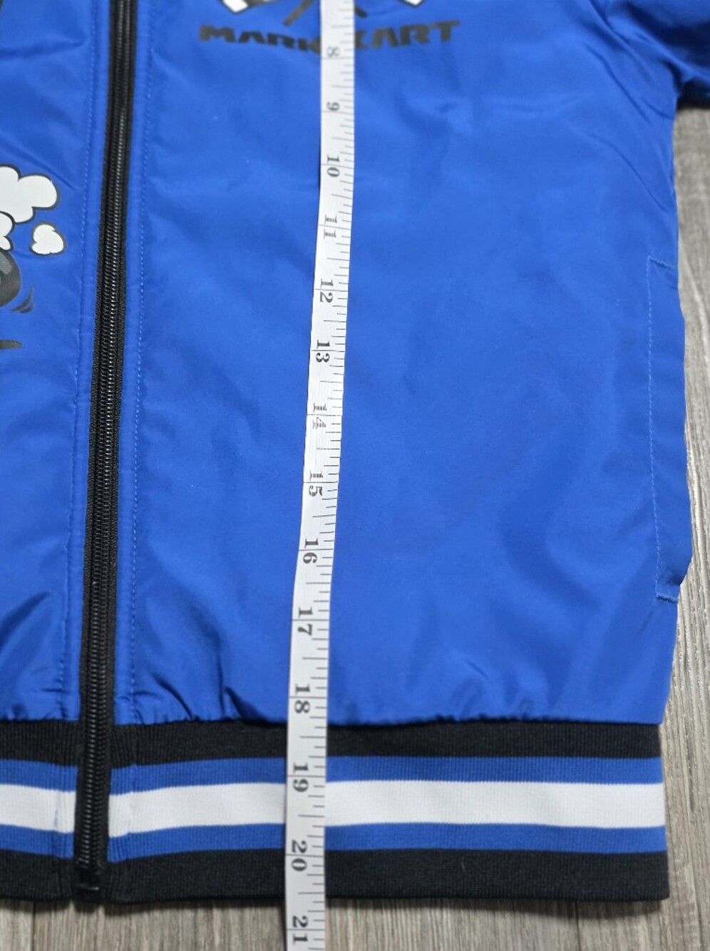 Nintendo Offical Mario Kart Youth Unisex Bomber Patchwork Jacket Sz 8 (Walmart) - Picture 6 of 8